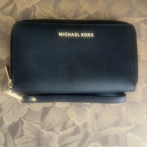 Michael Kors Saffiano Leather Phone Wristlet, good condition